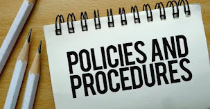 Policies-Procedures-Notebook-Pencils